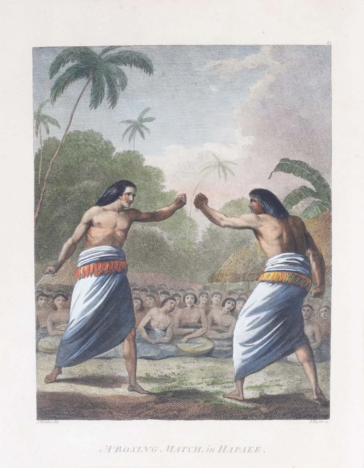 Un incontro di boxe a Hapaee
